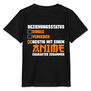 Beziehungsstatus Anime - Stanley/Stella Kinder T-Shirt MINI CREATOR  - Schwarz - Vorne - Mikhail (115cm)