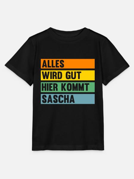Sascha - Stanley/Stella Kinder T-Shirt MINI CREATOR - Schwarz