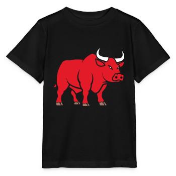 Stier - Stanley/Stella Kinder T-Shirt MINI CREATOR  - Schwarz - Vorne - Mikhail (115cm)