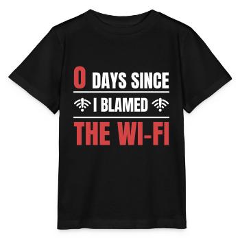 Technical Support 0 Days Since My Last PC Crash - Stanley/Stella MINI CREATOR Kids’ T-Shirt - black - Front - Mikhail (115cm)
