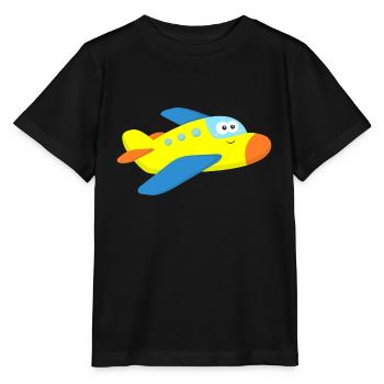Avion - T-shirt bio MINI CREATOR Stanley/Stella Enfant - noir - Devant - Mikhail (115cm)