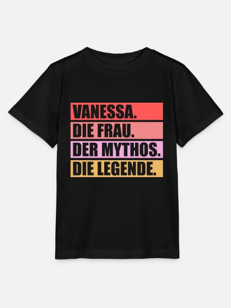 Vanessa - Stanley/Stella Kinder T-Shirt MINI CREATOR - Schwarz