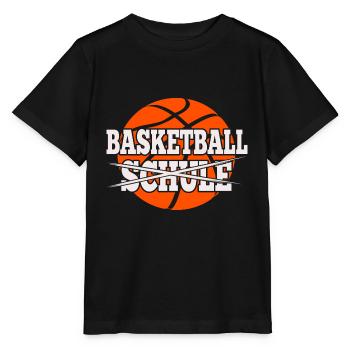 Idée cadeau de joueur de basket-ball au lieu de basket-ball scolaire - T-shirt bio MINI CREATOR Stanley/Stella Enfant - noir - Devant - Mikhail (115cm)