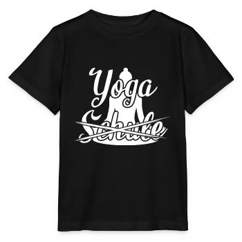 Yoga Statt Schule Yoginis Geschenkidee - Stanley/Stella Kinder T-Shirt MINI CREATOR  - Schwarz - Vorne - Mikhail (115cm)