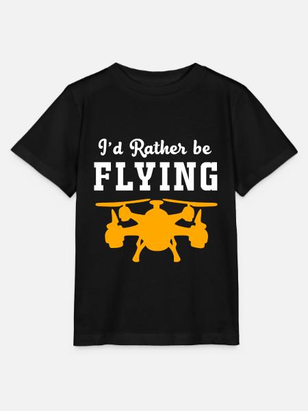 Drohne - Stanley/Stella Kinder T-Shirt MINI CREATOR  - Schwarz