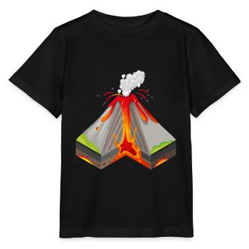 Vulkan - Stanley/Stella Kinder T-Shirt MINI CREATOR  - Schwarz - Vorne - Mikhail (115cm)