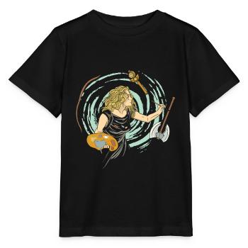 Künstler - Stanley/Stella Kinder T-Shirt MINI CREATOR  - Schwarz - Vorne - Mikhail (115cm)