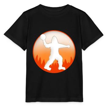 Bigfoot Dodgeball - Stanley/Stella MINI CREATOR Kids’ T-Shirt - black - Front - Mikhail (115cm)