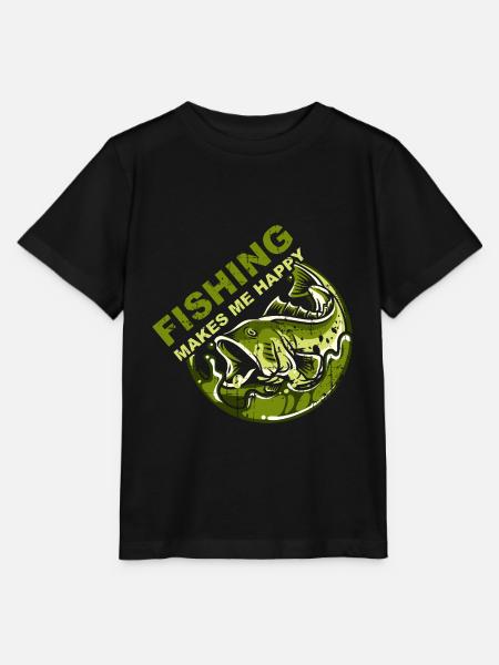 Angler - Stanley/Stella Kinder T-Shirt MINI CREATOR  - Schwarz