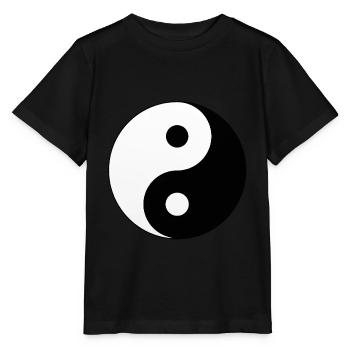 Yin Yang YOGA - Stanley/Stella Kinder T-Shirt MINI CREATOR  - Schwarz - Vorne - Mikhail (115cm)