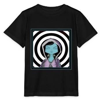 Mädchen TARGET - Stanley/Stella Kinder T-Shirt MINI CREATOR  - Schwarz - Vorne - Mikhail (115cm)