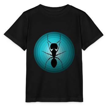 Fourmis - T-shirt bio MINI CREATOR Stanley/Stella Enfant - noir - Devant - Mikhail (115cm)