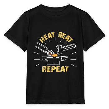 Blacksmith | Farrier - Stanley/Stella MINI CREATOR Kids’ T-Shirt - black - Front - Mikhail (115cm)