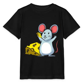 Käse - Stanley/Stella Kinder T-Shirt MINI CREATOR  - Schwarz - Vorne - Mikhail (115cm)
