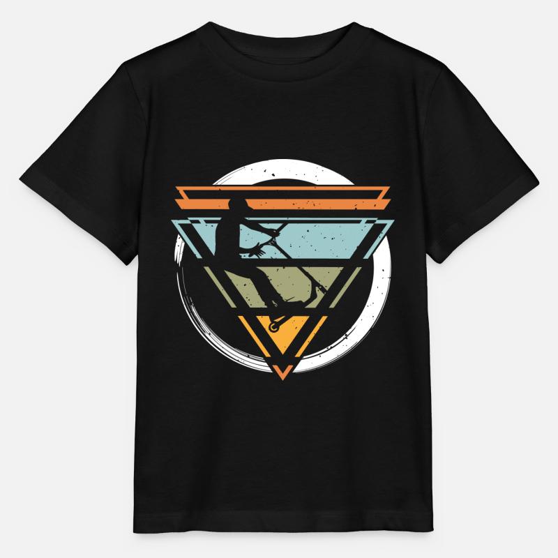 Stunt Roller Roller Pumptrack Scooter Skater - T-shirt bio MINI CREATOR Stanley/Stella Enfant - noir