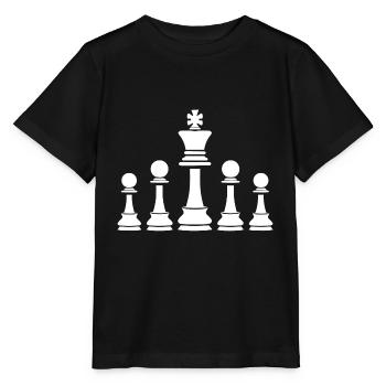 Jeux échecs - T-shirt bio MINI CREATOR Stanley/Stella Enfant - noir - Devant - Mikhail (115cm)