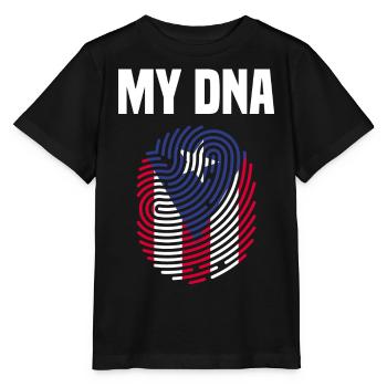 | porto rico Idées cadeaux pour le drapeau portoricain - T-shirt bio MINI CREATOR Stanley/Stella Enfant - noir - Devant - Mikhail (115cm)