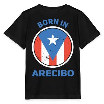 Porto Rico - T-shirt bio MINI CREATOR Stanley/Stella Enfant - noir - Devant - Mikhail (115cm)