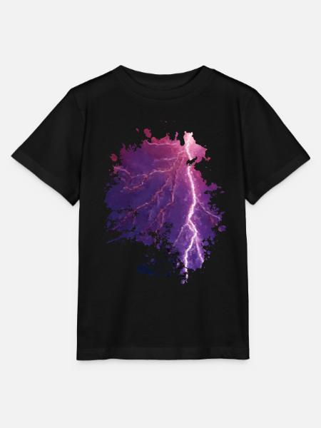 Lightning - Stanley/Stella Kinder T-Shirt MINI CREATOR - Schwarz
