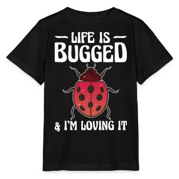 Insekten - Stanley/Stella Kinder T-Shirt MINI CREATOR  - Schwarz - Vorne - Mikhail (115cm)