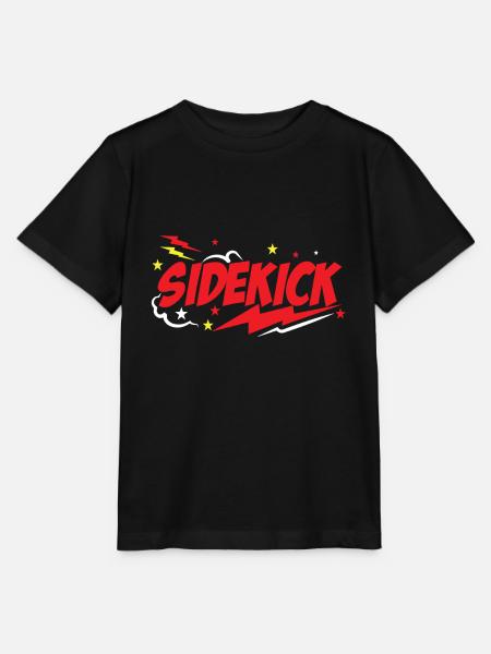 Superhero Dad and Sidekicks Matching - Stanley/Stella Kinder T-Shirt MINI CREATOR - Schwarz
