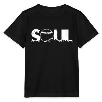 Baseball Soul - Stanley/Stella MINI CREATOR Kids’ T-Shirt - black - Front - Mikhail (115cm)