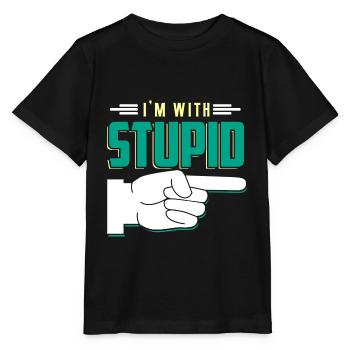 Citation drôle - T-shirt bio MINI CREATOR Stanley/Stella Enfant - noir - Devant - Mikhail (115cm)