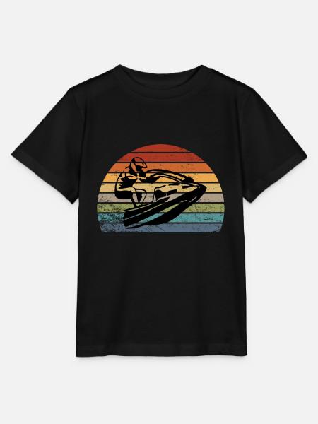 jet ski - Stanley/Stella Kinder T-Shirt MINI CREATOR  - Schwarz