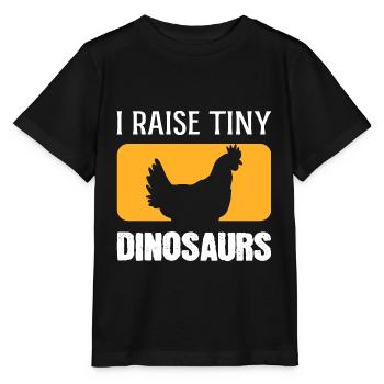 Winzige Dinosaurier anziehen Bauer Gift - Stanley/Stella Kinder T-Shirt MINI CREATOR  - Schwarz - Vorne - Mikhail (115cm)