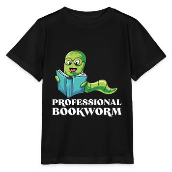 Lesen - Stanley/Stella Kinder T-Shirt MINI CREATOR  - Schwarz - Vorne - Mikhail (115cm)