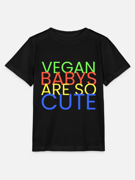 Vegane Babies sind so süß - Stanley/Stella Kinder T-Shirt MINI CREATOR - Schwarz