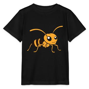 Ameise - Stanley/Stella Kinder T-Shirt MINI CREATOR  - Schwarz - Vorne - Mikhail (115cm)