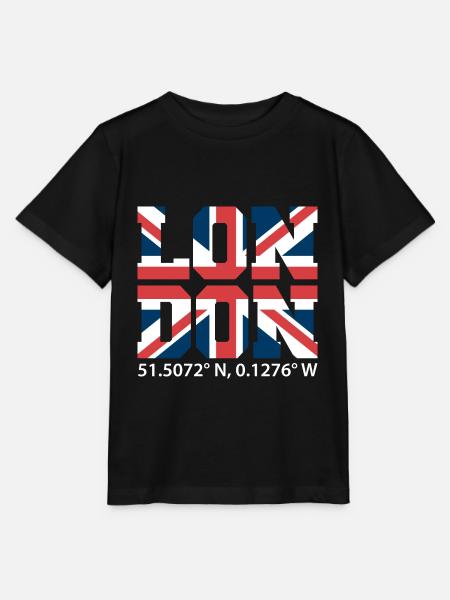 London - Stanley/Stella Kinder T-Shirt MINI CREATOR  - Schwarz