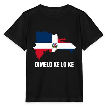 Dominikanische Republik - Stanley/Stella Kinder T-Shirt MINI CREATOR  - Schwarz - Vorne - Mikhail (115cm)