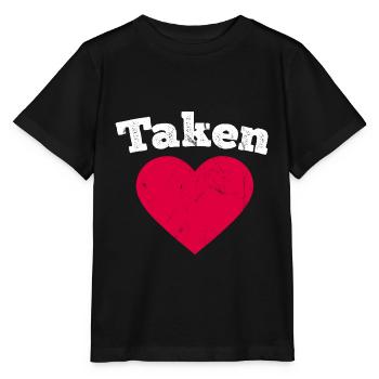 genommen, Valentinstag Geschenke, Valentinstag 2021 - Stanley/Stella Kinder T-Shirt MINI CREATOR  - Schwarz - Vorne - Mikhail (115cm)
