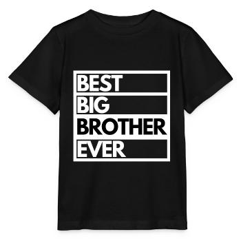 Bester großer Bruder aller Zeiten! Bester Bruder Geschenk - Stanley/Stella Kinder T-Shirt MINI CREATOR  - Schwarz - Vorne - Mikhail (115cm)