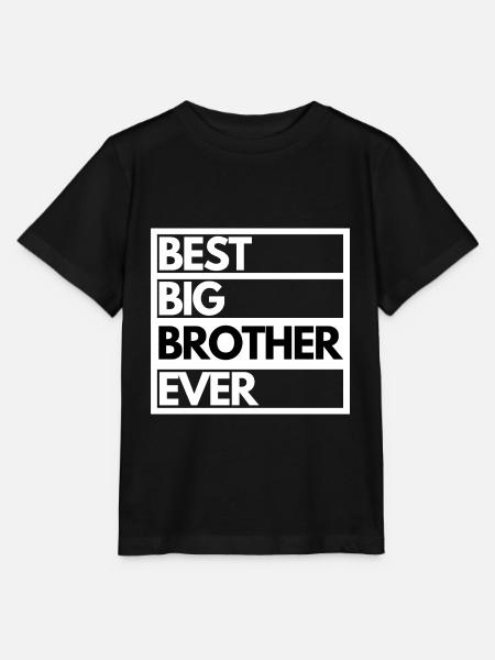 Bester großer Bruder aller Zeiten! Bester Bruder Geschenk - Stanley/Stella Kinder T-Shirt MINI CREATOR  - Schwarz