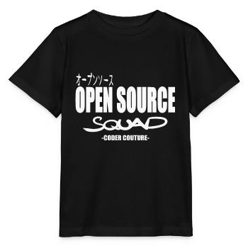 LUZILLION CODER COUTURE, OPEN SOURCE SUPPORTER - Stanley/Stella Kinder T-Shirt MINI CREATOR  - Schwarz - Vorne - Mikhail (115cm)