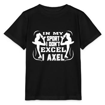 Figure Skating Figure Skating Axel - Stanley/Stella MINI CREATOR Kids’ T-Shirt - black - Front - Mikhail (115cm)