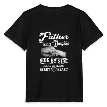Father and Daughter Matching Clothes Father s Day - Stanley/Stella MINI CREATOR Kids’ T-Shirt - black - Front - Mikhail (115cm)