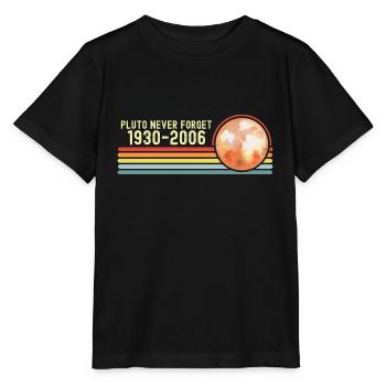 Pluto Planet - Stanley/Stella MINI CREATOR Kids’ T-Shirt - black - Front - Mikhail (115cm)