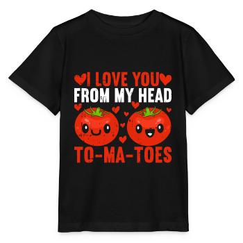 Tomate - Stanley/Stella Kinder T-Shirt MINI CREATOR  - Schwarz - Vorne - Mikhail (115cm)