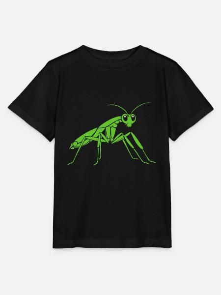 Gottesanbeterin - Stanley/Stella Kinder T-Shirt MINI CREATOR - Schwarz