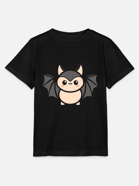 Fledermaus - Stanley/Stella Kinder T-Shirt MINI CREATOR - Schwarz