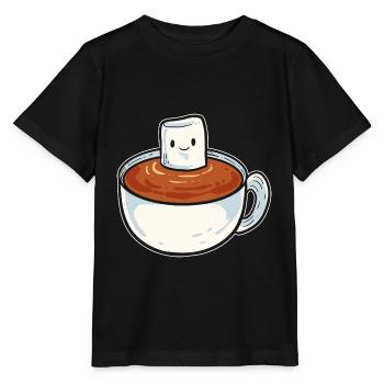 Marshmallow Man Camping-car Poison - T-shirt bio MINI CREATOR Stanley/Stella Enfant - noir - Devant - Mikhail (115cm)