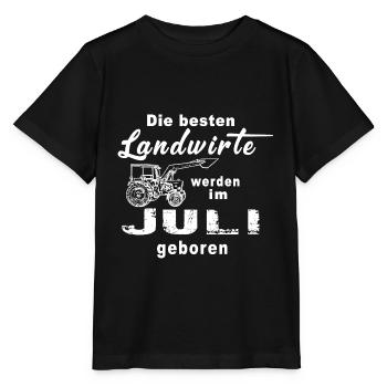 Landwirtschaft Landwirt Bauer Geburtstag Geschenk - Stanley/Stella Kinder T-Shirt MINI CREATOR  - Schwarz - Vorne - Mikhail (115cm)