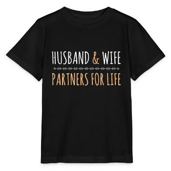 Marriage wedding marriage marriage partners for life <3 - Stanley/Stella MINI CREATOR Kids’ T-Shirt - black - Front - Mikhail (115cm)