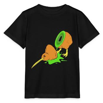 kiwi-oiseau kiwi - T-shirt bio MINI CREATOR Stanley/Stella Enfant - noir - Devant - Mikhail (115cm)