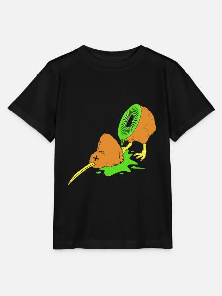 kiwi-vogel Kiwi Vogel - Stanley/Stella Kinder T-Shirt MINI CREATOR  - Schwarz
