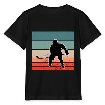 Hockey hockey de - T-shirt bio MINI CREATOR Stanley/Stella Enfant - noir - Devant - Mikhail (115cm)